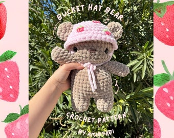 Bucket Hat Bear Crochet Pattern