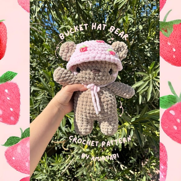 Bucket Hat Bear Crochet Pattern