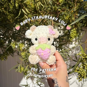 Baby Strawberry Cow Pdf Pattern