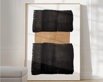 WabiSabi Textile Art, minimalist beige poster, Extra Large Wall Art, modern beige Decor, Texture painting, Large Art Work, Livingroom Art