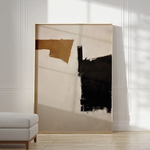 Japandi Wabi Sabi Wall Art, Digital Abstract Painting, Minimalist Print ...