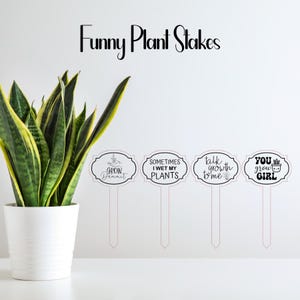 Funny Plant Markers for laser cut | Funny plant Signs | Funny Plant Sayings | Garden Markers SVG | Garden Stake SVG | Laser cut file