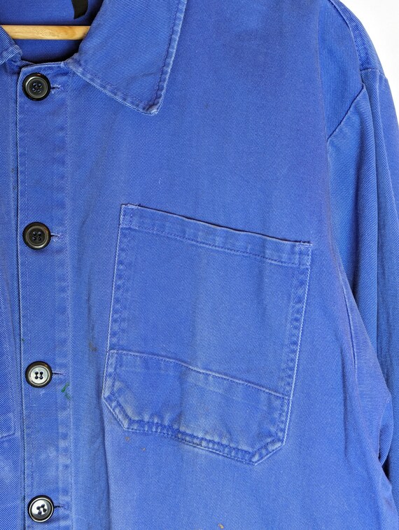 Vintage French Workwear Chore Jacket - image 5