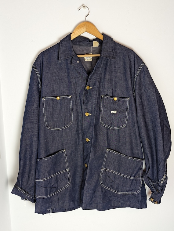 Vintage Lee Denim Chore Jacket - image 1