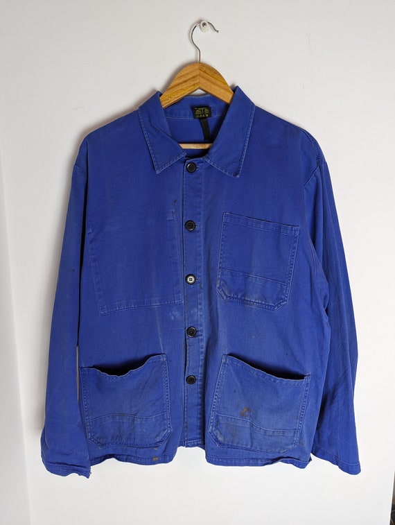 Vintage French Workwear Chore Jacket - image 1