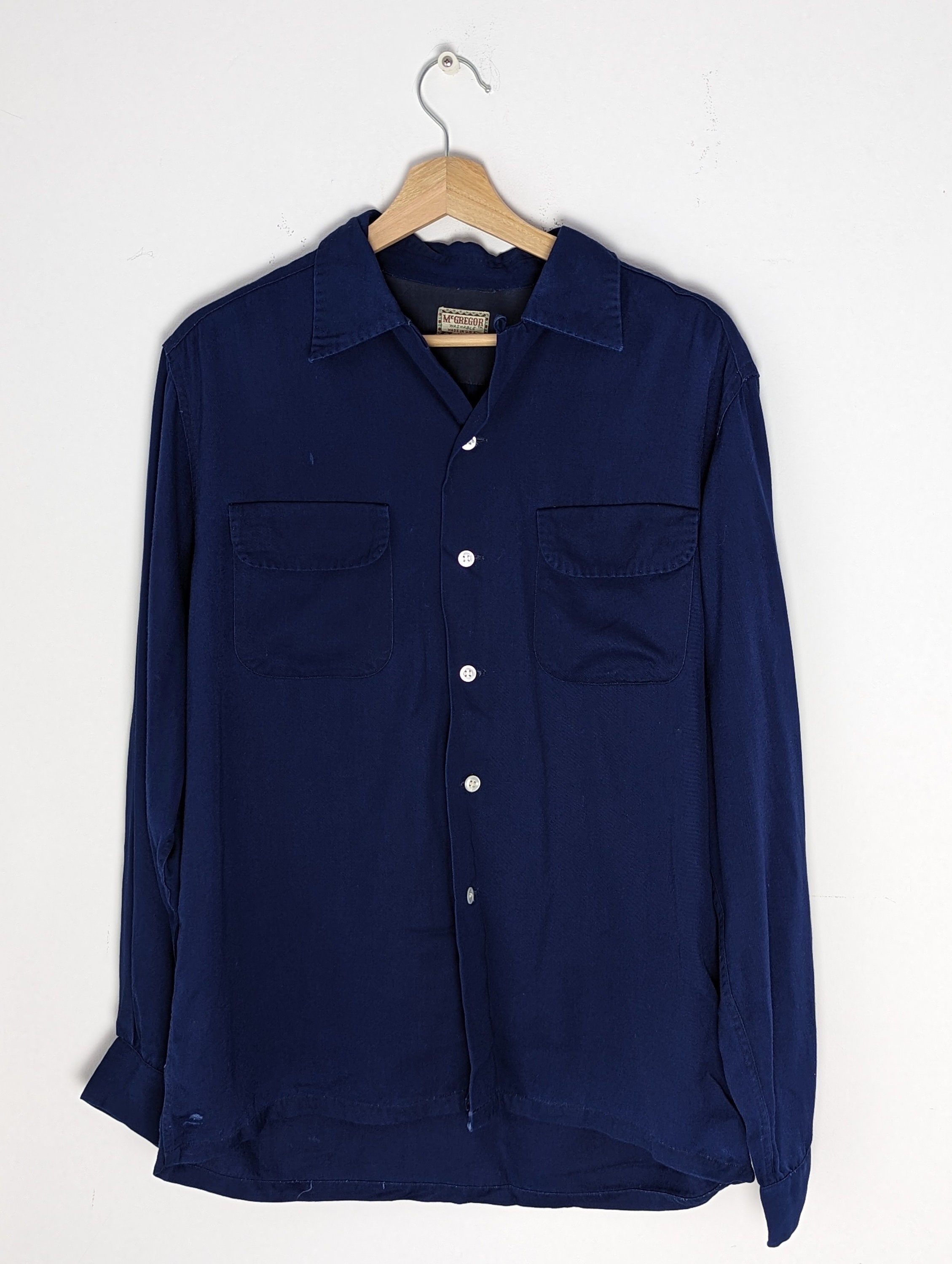 Vintage Mcgregor Gabardine Shirt - Etsy