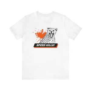 La vitesse tue! Tee-shirt guépard