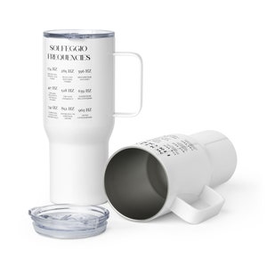 Frequency- Travel mug with a handle