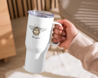 Busy Bee- Kubek podróżny z uchem