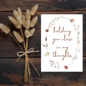 Floral Sympathy Card