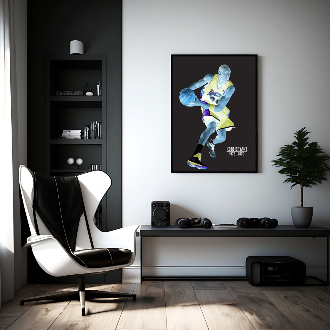 Kobe Bryant Memorial Poster Kobe Fan Art Los Angeles Lakers - Etsy