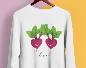 Love Beats クルーネック スウェットシャツ | Love スウェットシャツ | ユニセックス スウェットシャツ