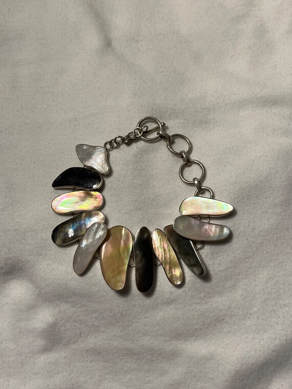 Sterling and Mother of Pearl Bracelet