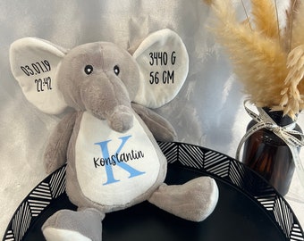 Personalisiertes Kuscheltier / Stofftier/ Geschenk zur Geburt / Geschenk Kinder/ Geschenk Einschulung/ Geschenk Geburtstag / Geschenk Taufe