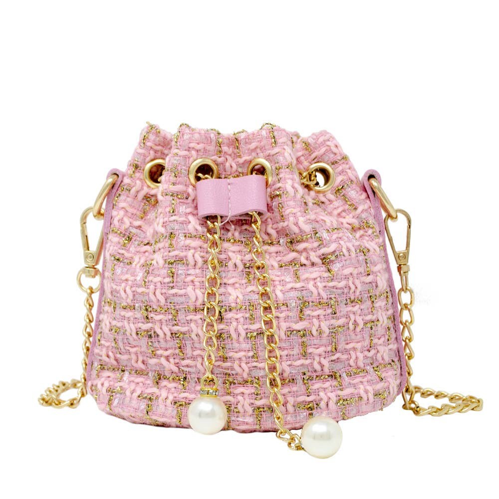 Chanel Mini Tweed Flap Bag - Pink Shoulder Bags, Handbags - CHA862507