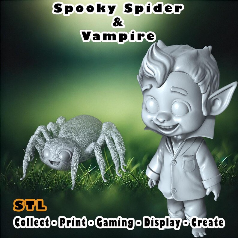 Spooky Sprites 11 Spooky Halloween Themed Sprites STL - Tabletop RPG Games ...