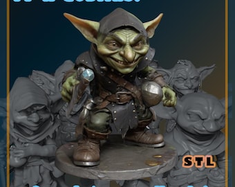 17x Goblin Gang STL Bundle - Sneaky Types With Knives and Swords - D&D - Tabletop - Group Horde Party - RPG - Collection - Jewelry - Display