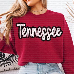 Tennessee Typography State Design | Digital Download | PNG File | Sublimation and DTF Design | Distressed Design | Retro Typewriter
