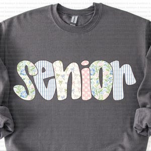 Senior PNG Coquette Girly Floral Bows boho Pink Hydrangeas Grandmillenal PNG Vintage Grandma Mama Shirt Design Class of 2025 Grad PNG 2