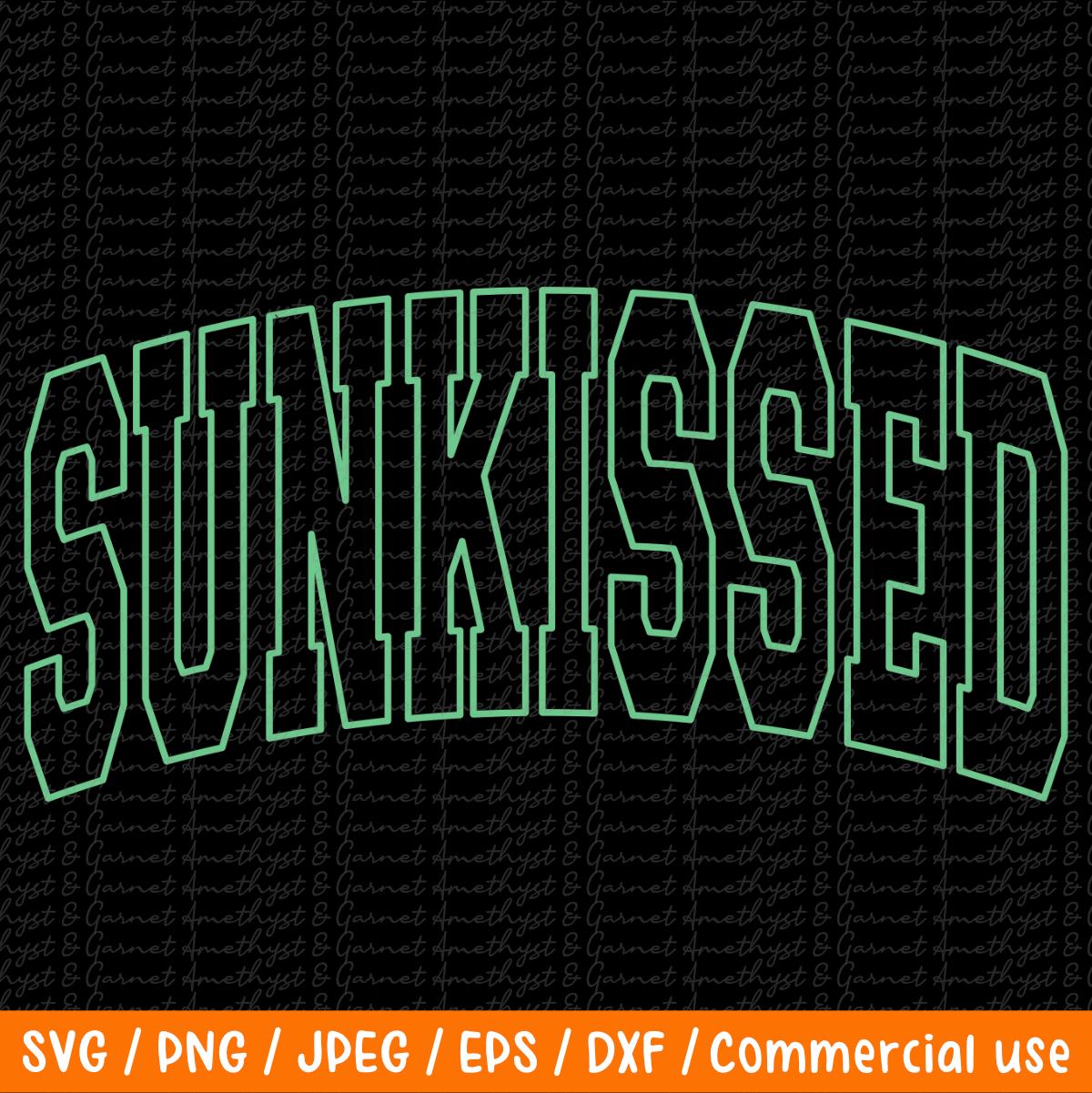 Sunkissed, distressed svg png jpeg eps dfx t-shirt designs v2