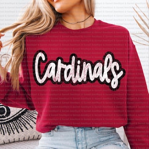 Cardinals Png, Trendy Cardinals Mascot PNG, Cardinals Mama Shirt Design, Cardinals Fan, Cardinals Mascot Digital, Trendy Team Shirt Design