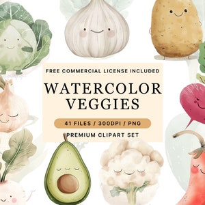 Ensemble de cliparts de légumes frais de la ferme pour projet créatif, arrière-plan transparent, images éphémères, collage, fabrication de cartes, scrapbooking, sublimation