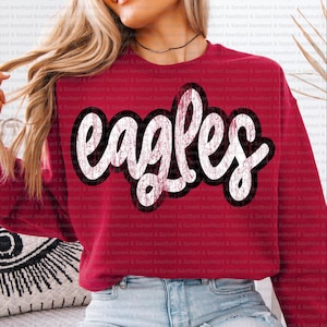 Eagles Png, Trendy Eagles Mascot PNG, Eagles Mama Shirt Design, Eagles Fan, Eagles Mascot Digital, Trendy Team Shirt Design Women