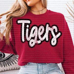 Tigers Png, Trendy Tigers Mascot PNG, Tiger Mama Shirt Design, Tigers Fan, Tigers Mascot Digital, Trendy Team Shirt Design Women