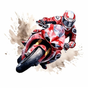 11 sportfietsen aquarel clipart PNG-afbeeldingen, motorfiets collectie PNG, spierfiets, sportwagens, motorfietsen landschap, sportfietsen races