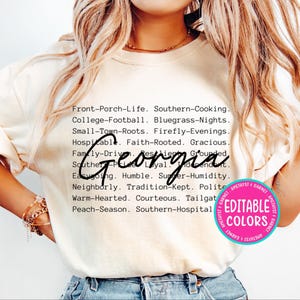 georgien Wörter png svg Georgia Definition png svg Georgia Wertschätzung Retro Schreibmaschine Typografie Zitat Mentale Gesundheit Positivität Sublimation
