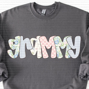 Grammy PNG Coquette Girly Floral Bows boho Pink Hydrangeas Grandmillenal PNG Vintage Grandma Mama Shirt Design Mother’s Day 2