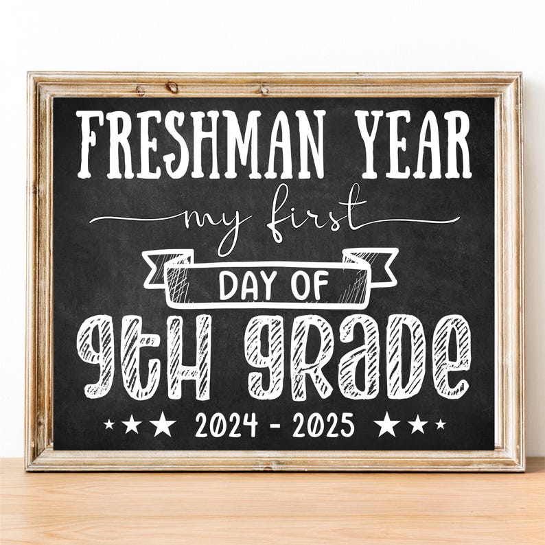 First Day of 9th Grade Sign Printable - Il 794xN.6244318929 7qnh 