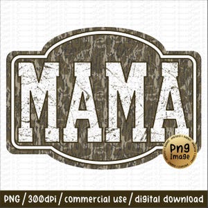 Retro Camo Mama Mom Png, Mama Camouflage Png , Mama Camo, Old Camo Mama , Mama Png, Vintage Camo Mama Mothers Day Sublimation Png 0c
