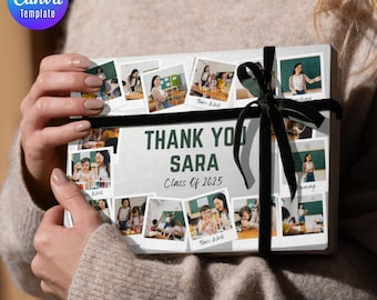 Teacher Appreciation Gift photo collage frame custom Printable Teacher Gift End Of School Keepsake Editable Gift for Teacher Thank you Gift