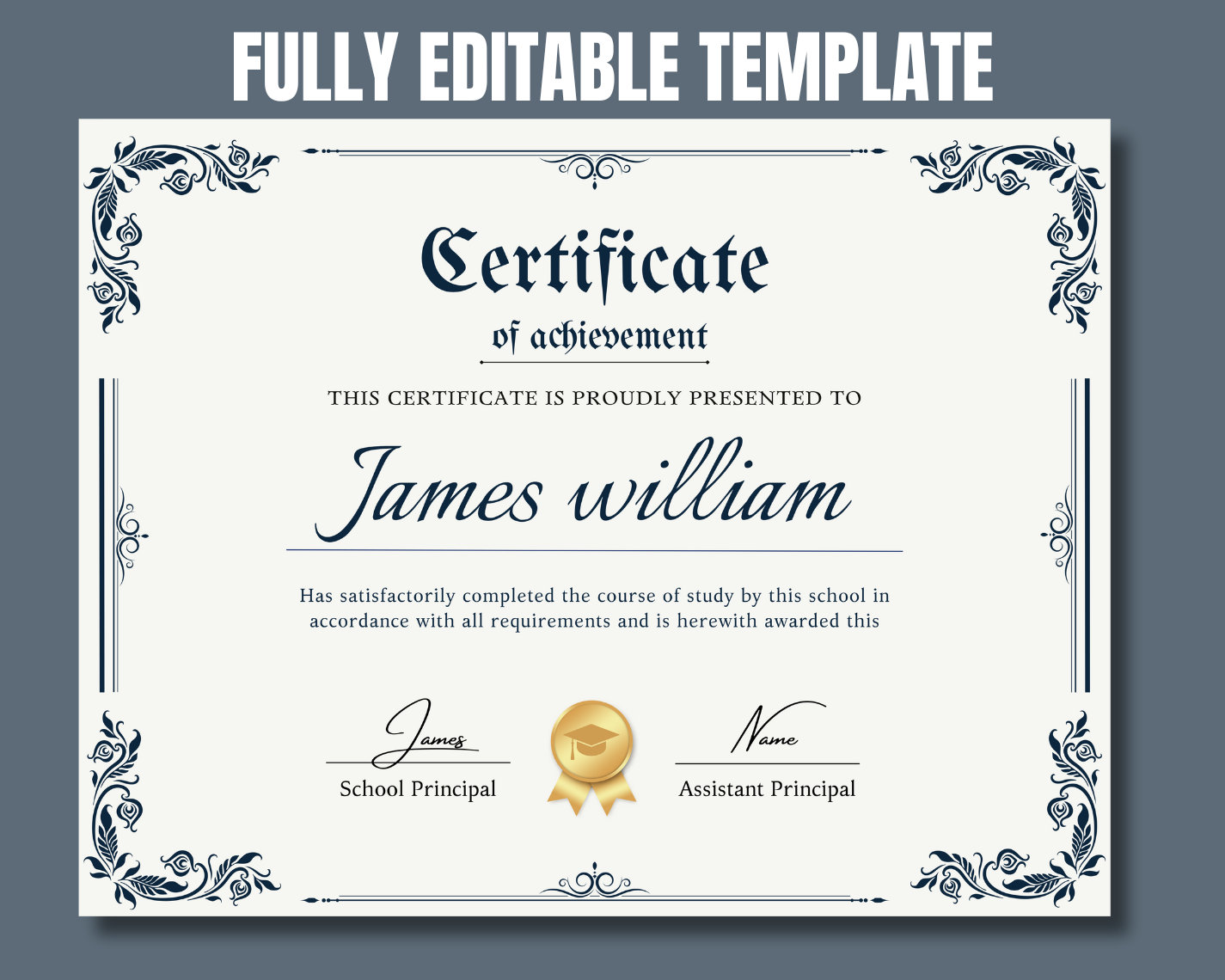 Free Printable Certificate Of Achievement Template