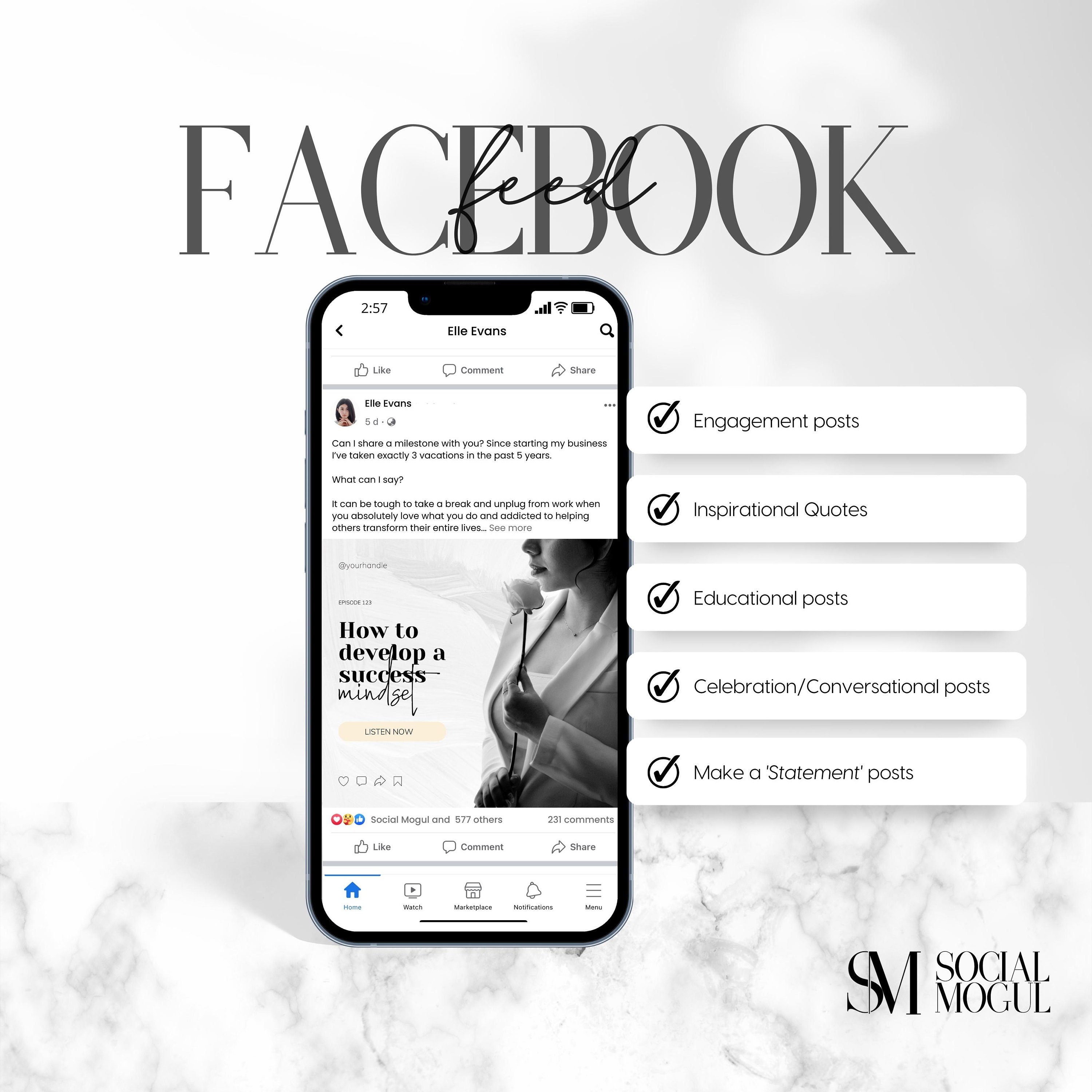 30 Facebook Post Templates for Business Pages, Profiles & Groups ...