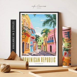 Dominican Republic Art Print Santo Domingo Dominican Republic Print