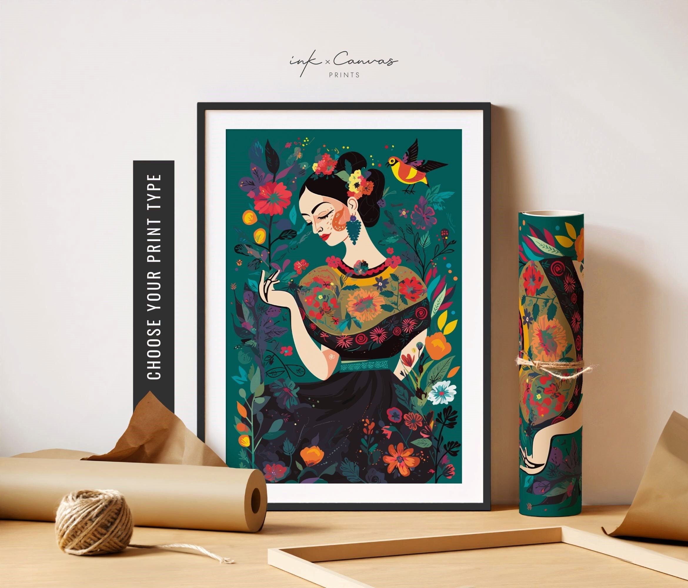 Latina Art Print Maximalist Wall Art Latino Artwork Latinx Art