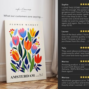 Amsterdam Flower Market Print Amsterdam Poster Cute Floral Print ...