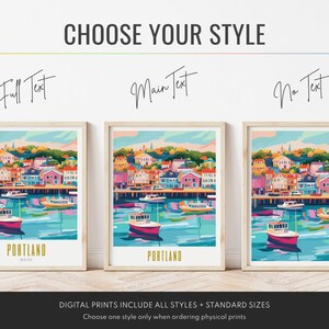 portland poster, portland print, portland art print, portland maine poster, portland wall art, portland maine print, portland maine art, portland me art print, portland me print, modern travel poster, retro travel print, city print, cities prints, vibrant wall art, landscape, travel art, destination print, eclectic travel poster, colorful city wall art, modern city poster, retro city print, world city posters, city wall art, aesthetic poster, vibrant artwork, gift for traveler, housewarming gift