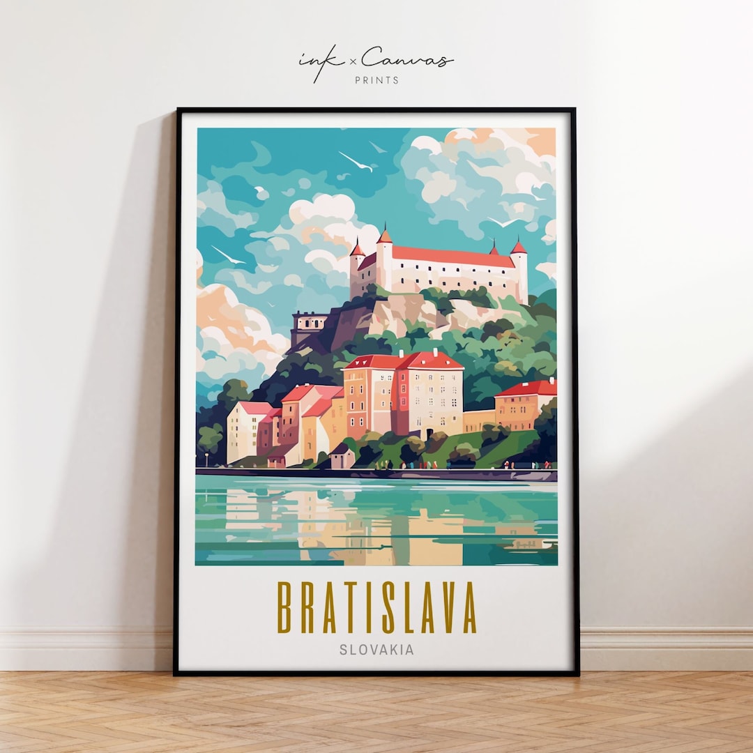 Bratislava Print Slovakia Art Bratislava Castle Europe Prints