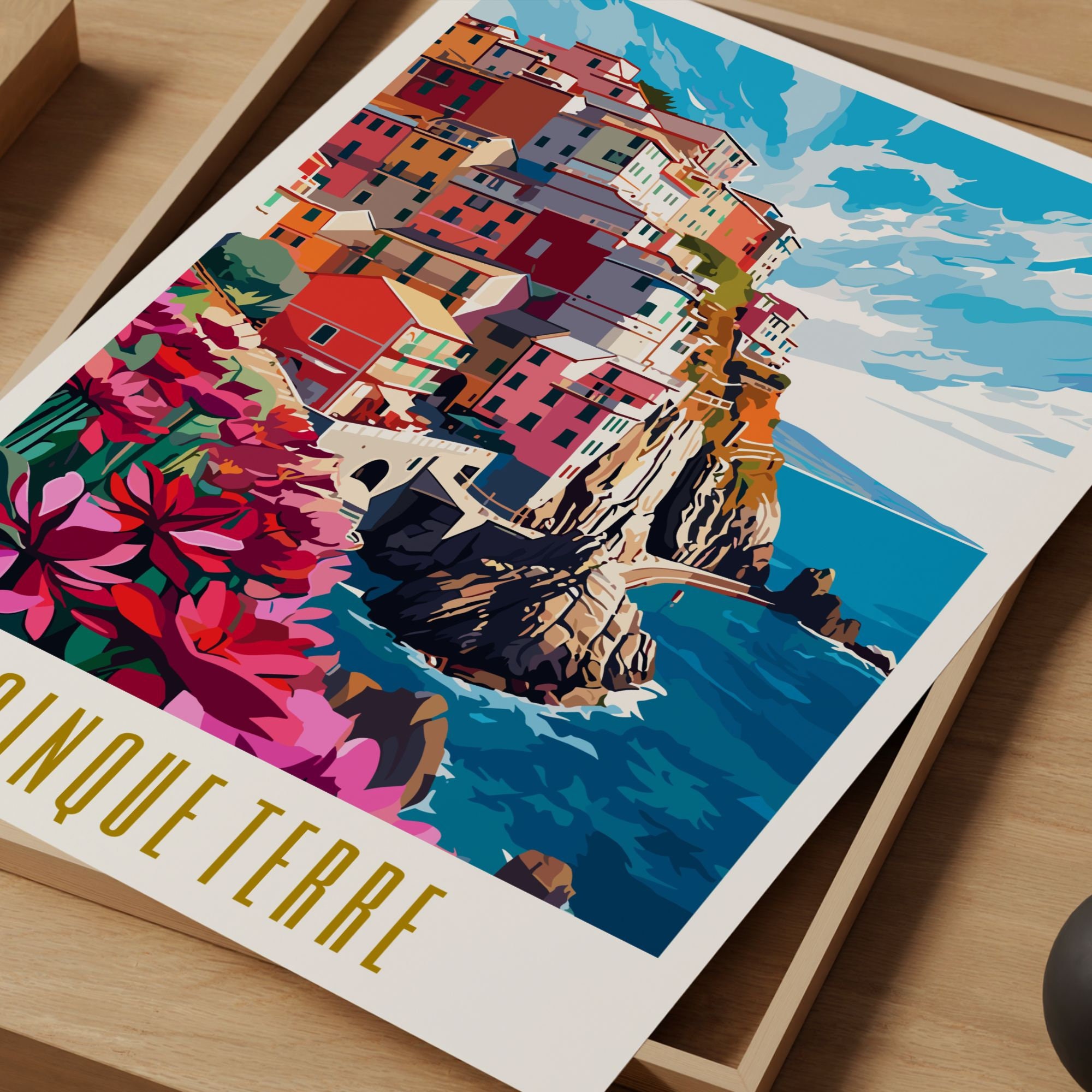 Cinque Terre Print Vernazza Italy Poster Cinque Terre Monterosso Art ...