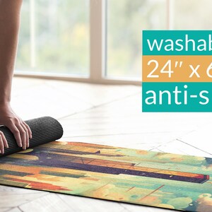 Chicago Inspired Rubber Yoga Mat