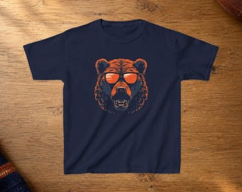 Youth Mike Ditka-Inspired Bear T-Shirt, Chicago Football Graphic