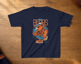 Youth Da Bears T-Shirt, Chicago Football Bear Graphic