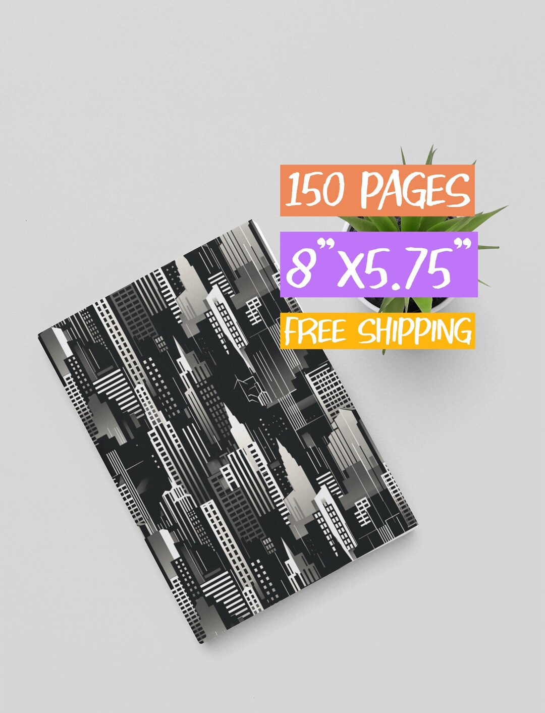 Chicago Journal Chicago Skyscrapers Abstract Design Journal Hardback Journal Skyscraper ...