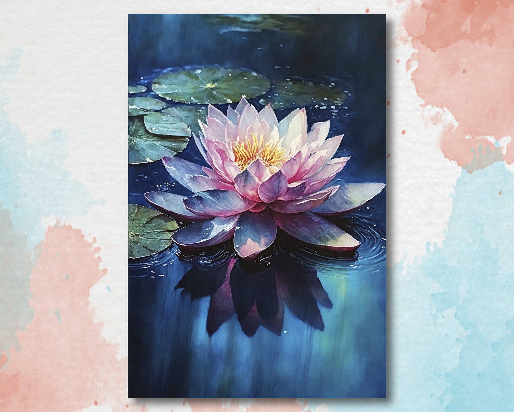 Indian Lotus Art - Etsy