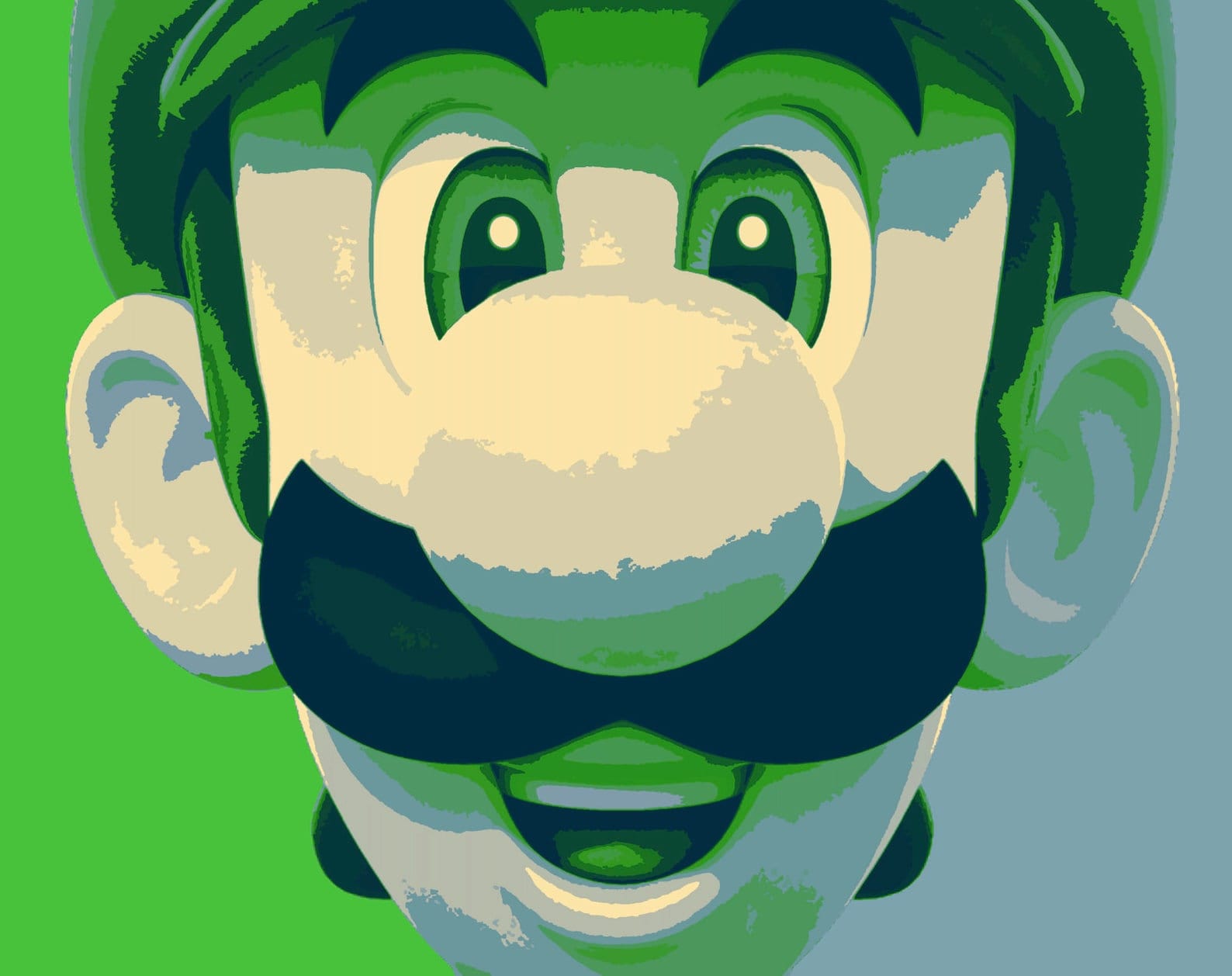 Luigi Poster Print, Super Mario Bros Wall Art sold by Brendan Lynch