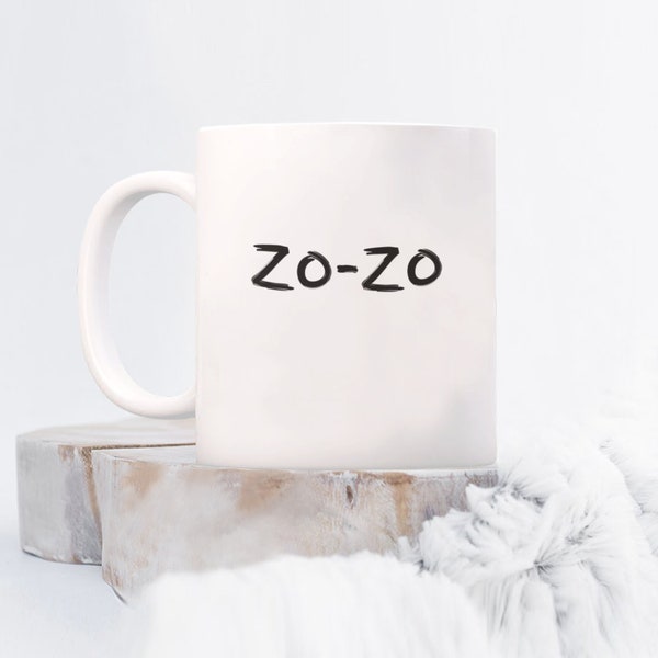 Zo-Zo, Muttertagsgeschenk, Oma Geschenk, 11 Unzen Kaffeetasse, bedeutungsvolles Geschenk, Oma Spitznamen