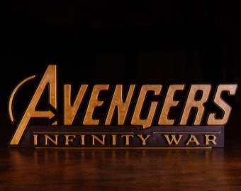 Logo Avengers : Infinity War 3D à afficher